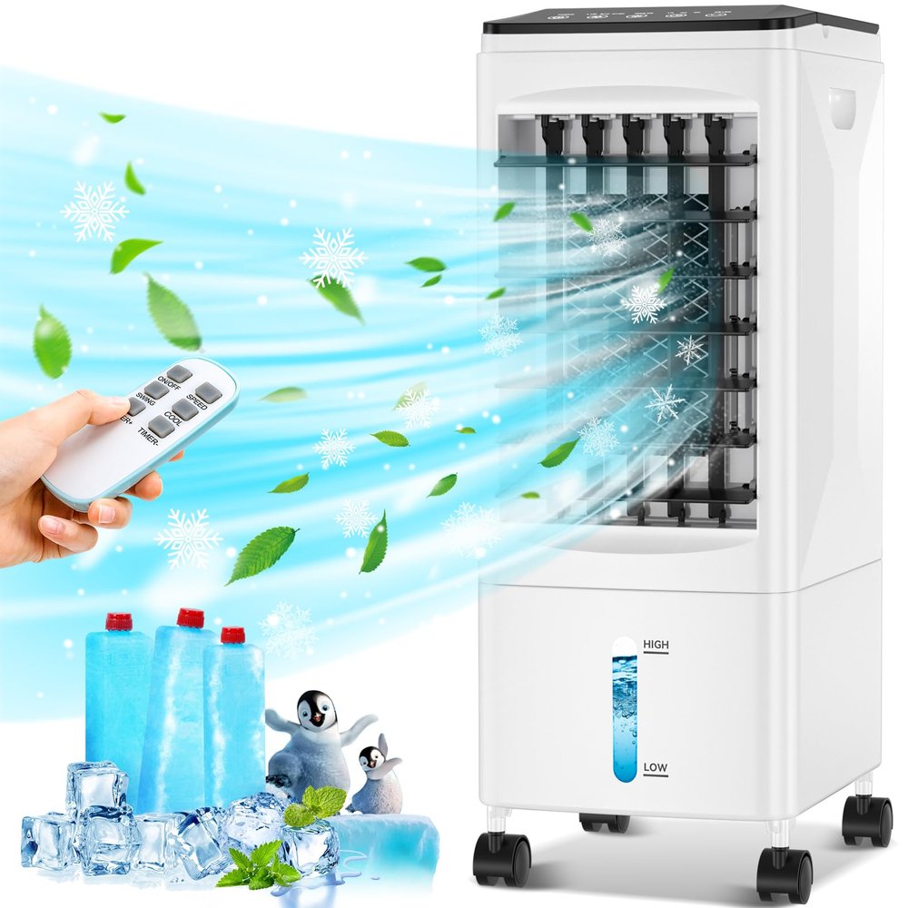 3-in-1 Portable Air Conditioner with Timer and Oscillation
