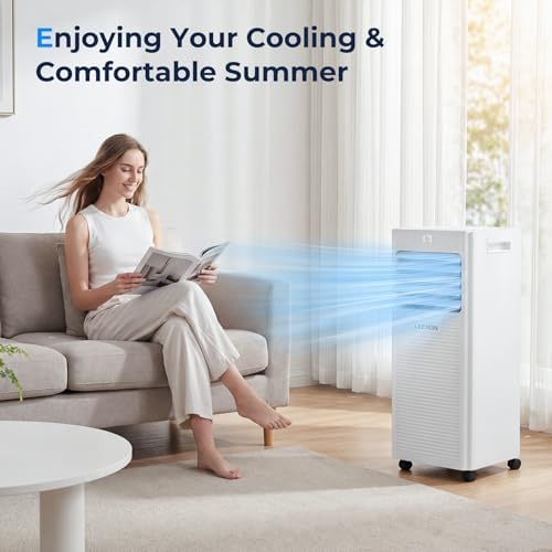 9000 BTU Portable Air Conditioner with Dehumidifier and Fan