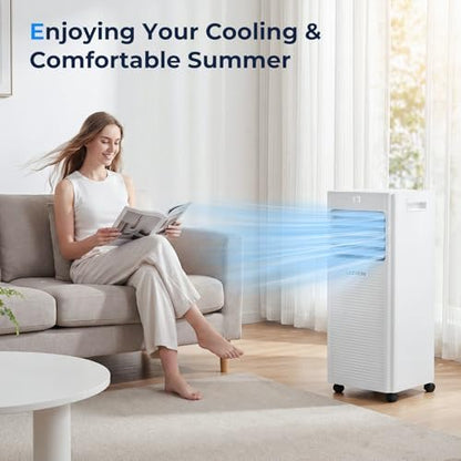 9000 BTU Portable Air Conditioner with Dehumidifier and Fan