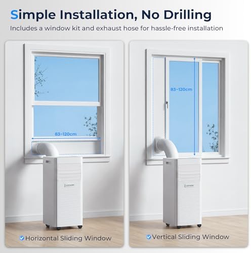 9000 BTU Portable Air Conditioner with Dehumidifier and Fan