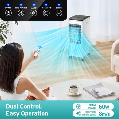 3-in-1 Portable Air Conditioner with Timer and Oscillation