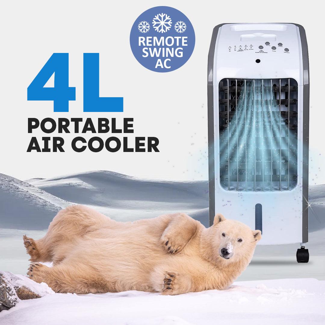 4L Evaporative Portable Air Cooler with Oscillation
