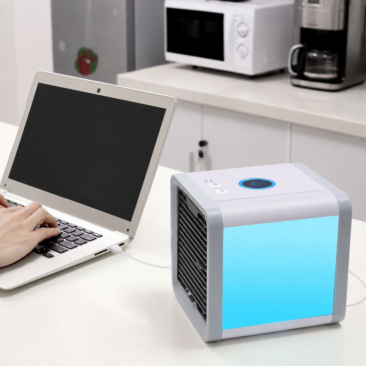 Portable Air Cooler with 500ml Tank and 3 Fan Speeds