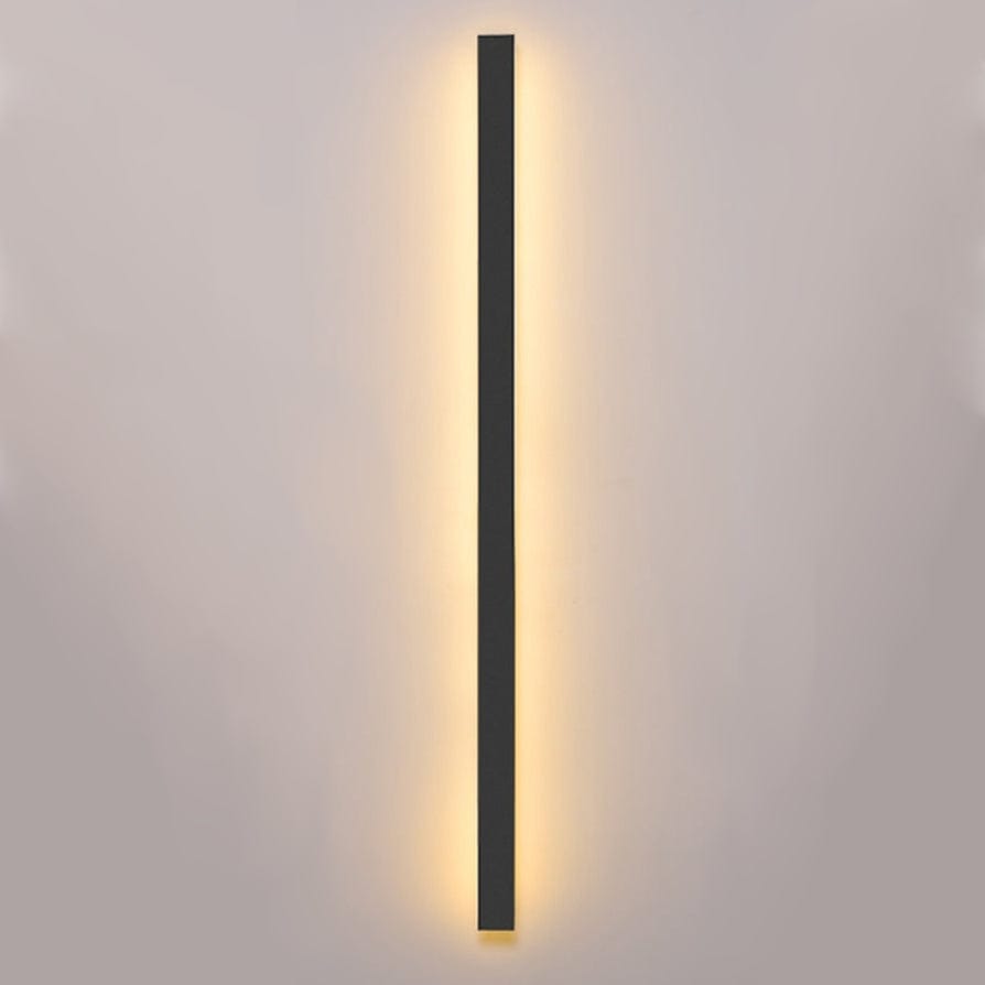 Aluminium Backlit Modern Outdoor Wall Sconce - view 3
