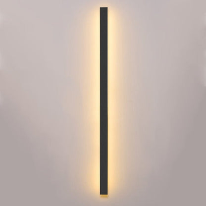 Aluminium Backlit Modern Outdoor Wall Sconce - view 3