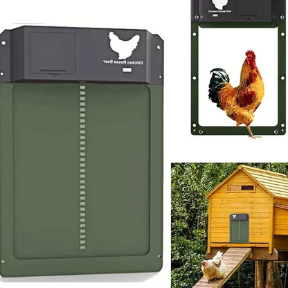 Automatic Chicken Coop Door System with Solar/Battery Options - view 2