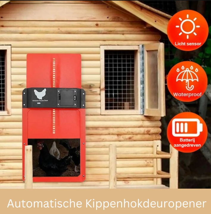 Automatic Chicken Coop Door System with Solar/Battery Options - view 3