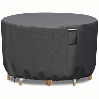 Heavy-Duty Round Outdoor Furniture Cover with Air Vent - view 10