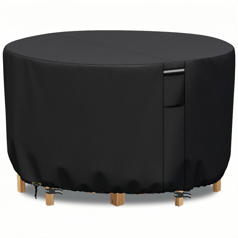 Heavy-Duty Round Outdoor Furniture Cover with Air Vent - view 8
