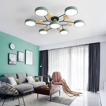 Modern Halo LED Semi-Flush Ceiling Light for Stylish Spaces - view 11