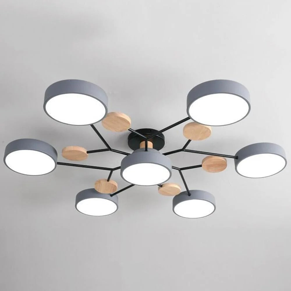 Modern Halo LED Semi-Flush Ceiling Light for Stylish Spaces - view 12