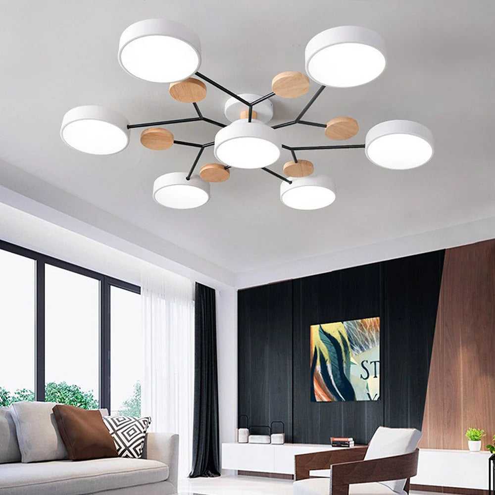 Modern Halo LED Semi-Flush Ceiling Light for Stylish Spaces - view 18
