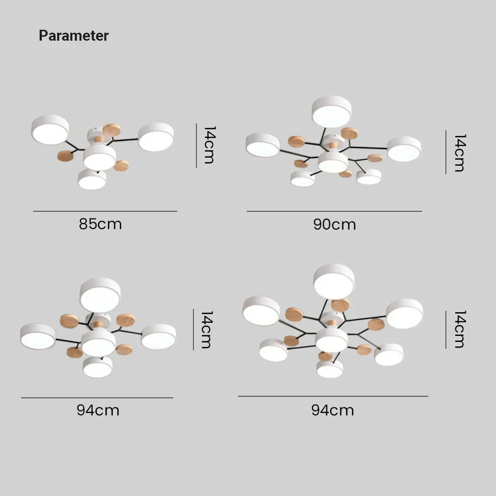 Modern Halo LED Semi-Flush Ceiling Light for Stylish Spaces - view 19