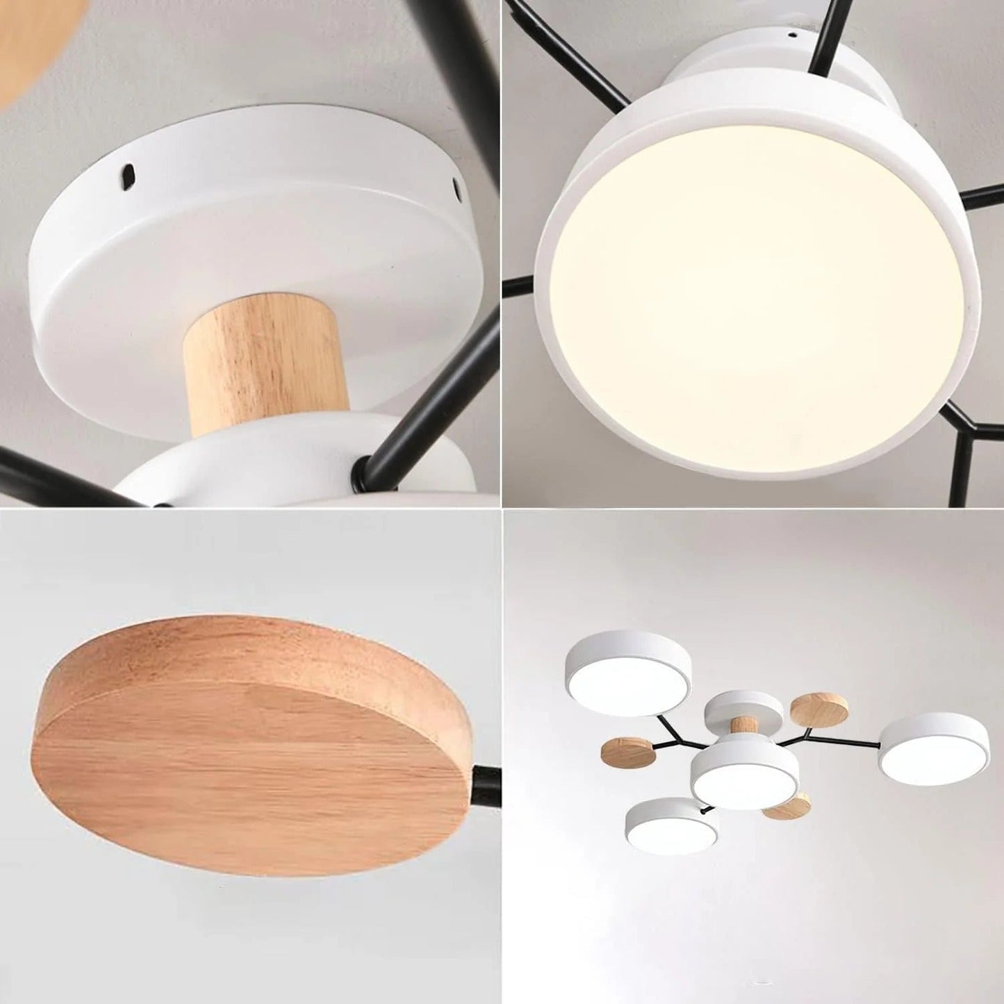 Modern Halo LED Semi-Flush Ceiling Light for Stylish Spaces - view 20