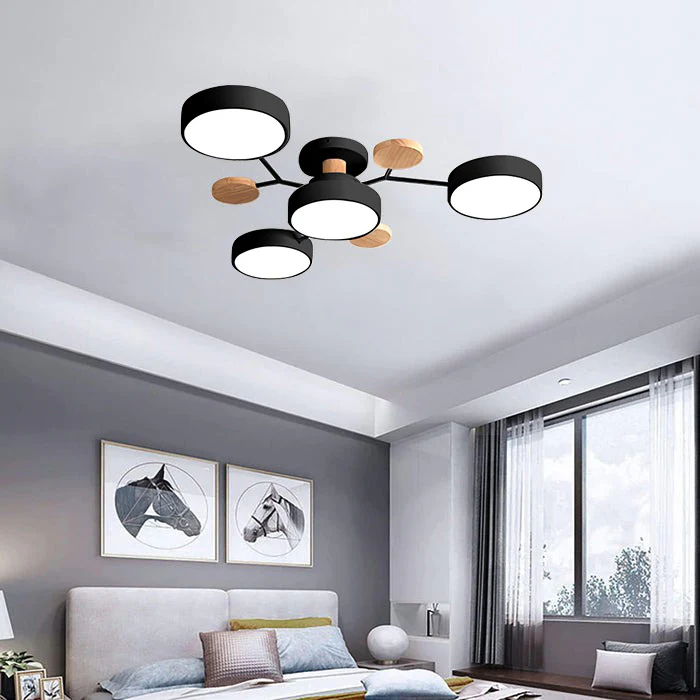 Modern Halo LED Semi-Flush Ceiling Light for Stylish Spaces - view 21