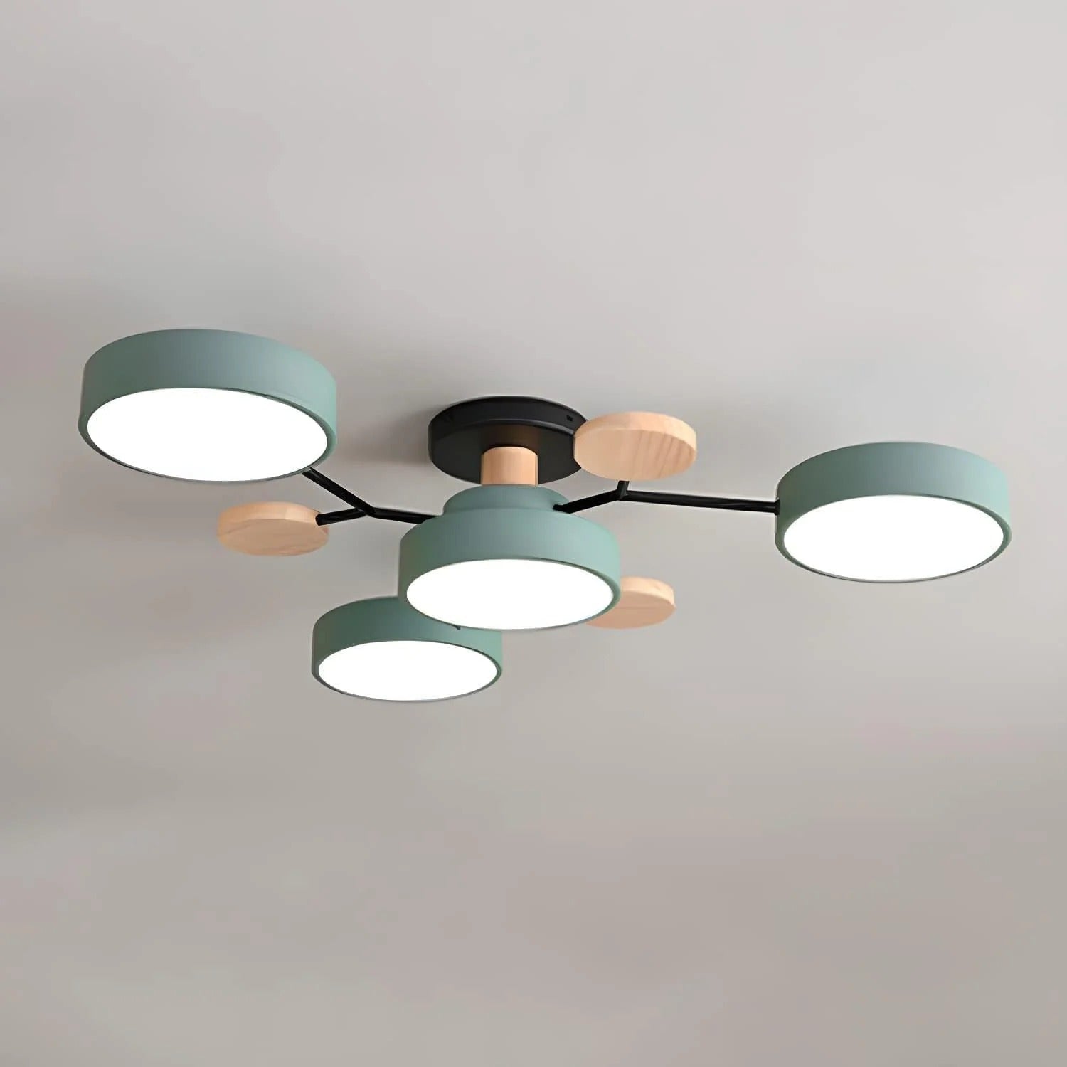 Modern Halo LED Semi-Flush Ceiling Light for Stylish Spaces - view 22