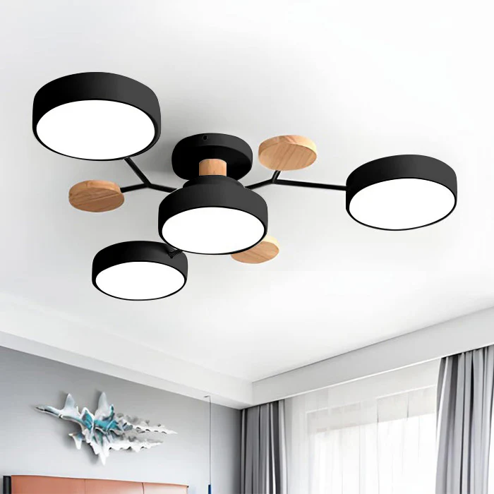 Modern Halo LED Semi-Flush Ceiling Light for Stylish Spaces - view 23