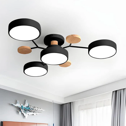 Modern Halo LED Semi-Flush Ceiling Light for Stylish Spaces - view 23