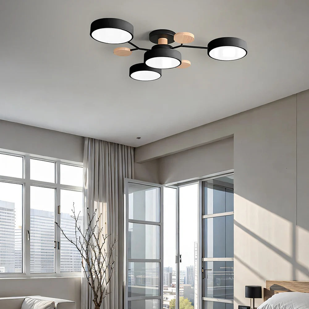 Modern Halo LED Semi-Flush Ceiling Light for Stylish Spaces - view 26