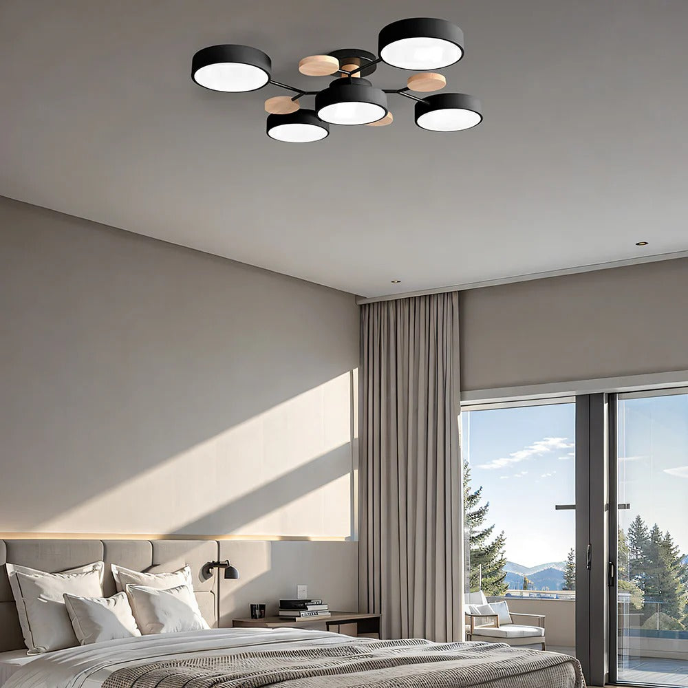 Modern Halo LED Semi-Flush Ceiling Light for Stylish Spaces - view 29