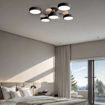 Modern Halo LED Semi-Flush Ceiling Light for Stylish Spaces - view 29