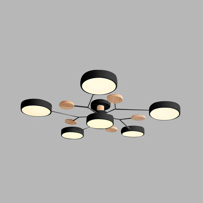 Modern Halo LED Semi-Flush Ceiling Light for Stylish Spaces - view 31
