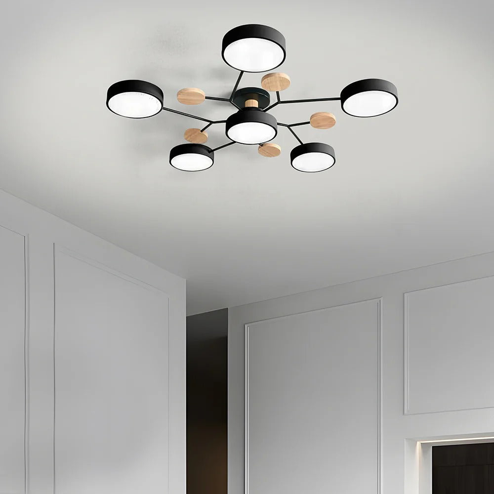 Modern Halo LED Semi-Flush Ceiling Light for Stylish Spaces - view 32