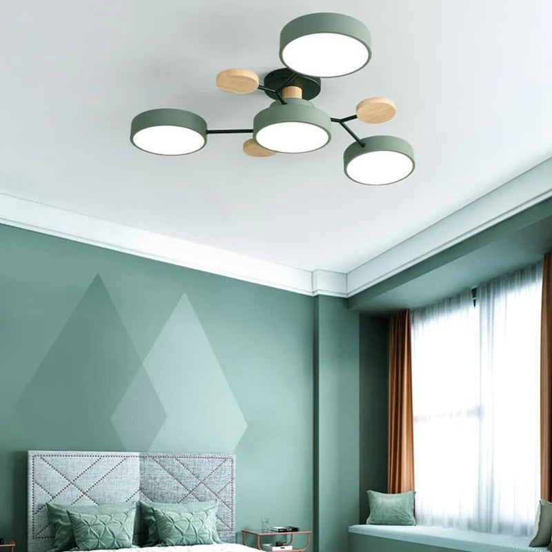 Modern Halo LED Semi-Flush Ceiling Light for Stylish Spaces - view 33