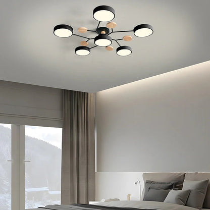 Modern Halo LED Semi-Flush Ceiling Light for Stylish Spaces - view 34