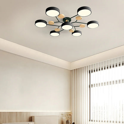 Modern Halo LED Semi-Flush Ceiling Light for Stylish Spaces - view 36
