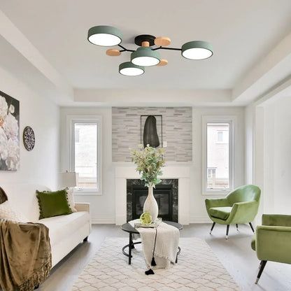 Modern Halo LED Semi-Flush Ceiling Light for Stylish Spaces - view 39