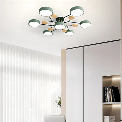 Modern Halo LED Semi-Flush Ceiling Light for Stylish Spaces - view 4