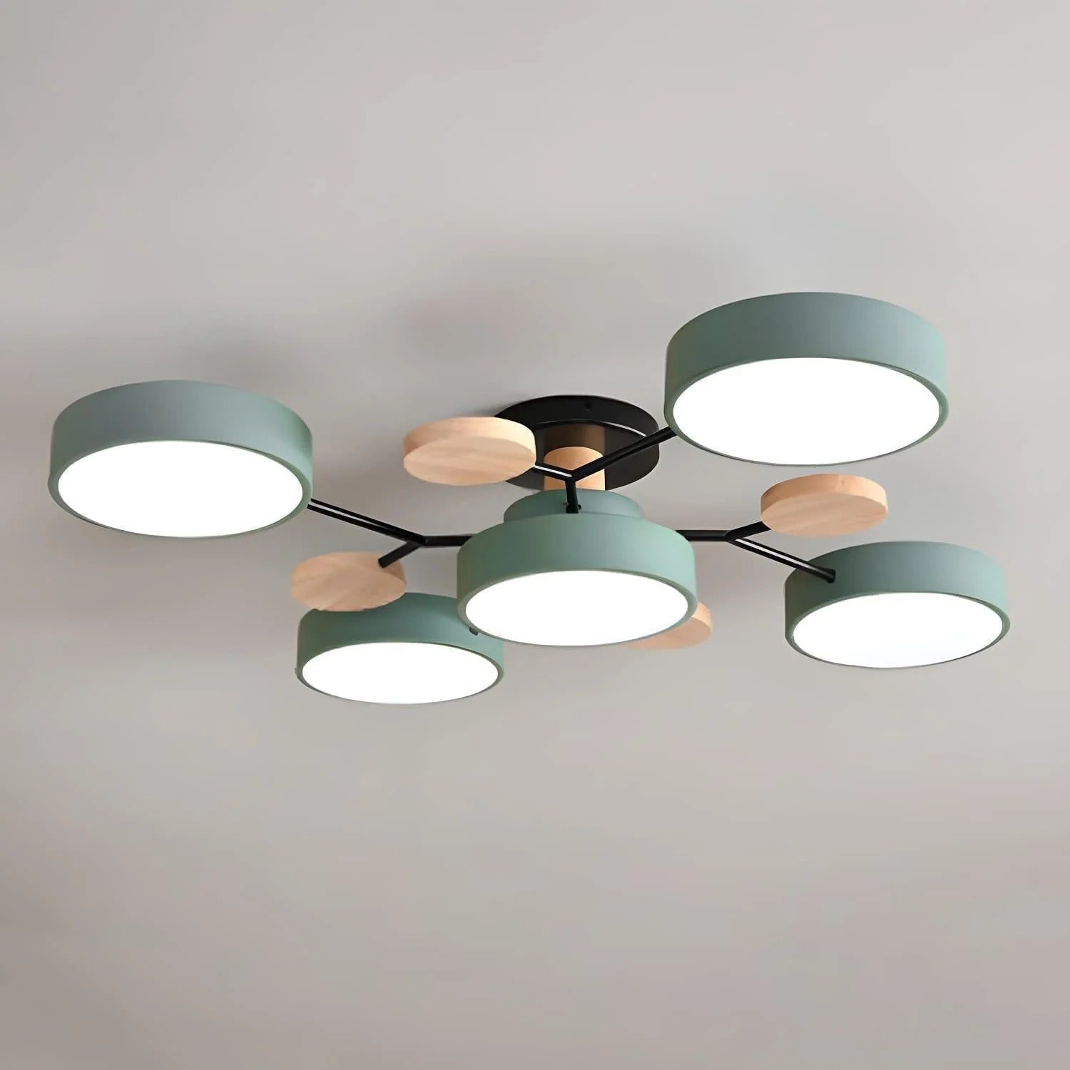 Modern Halo LED Semi-Flush Ceiling Light for Stylish Spaces - view 41
