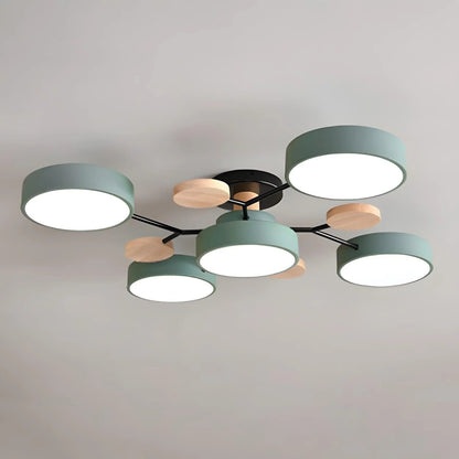 Modern Halo LED Semi-Flush Ceiling Light for Stylish Spaces - view 41