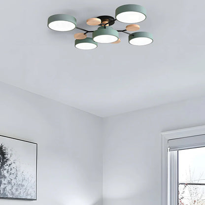 Modern Halo LED Semi-Flush Ceiling Light for Stylish Spaces - view 42