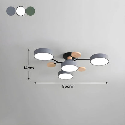 Modern Halo LED Semi-Flush Ceiling Light for Stylish Spaces - view 7