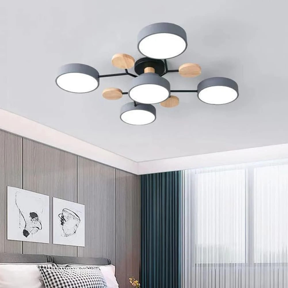 Modern Halo LED Semi-Flush Ceiling Light for Stylish Spaces - view 8