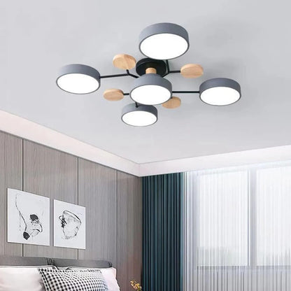 Modern Halo LED Semi-Flush Ceiling Light for Stylish Spaces - view 8