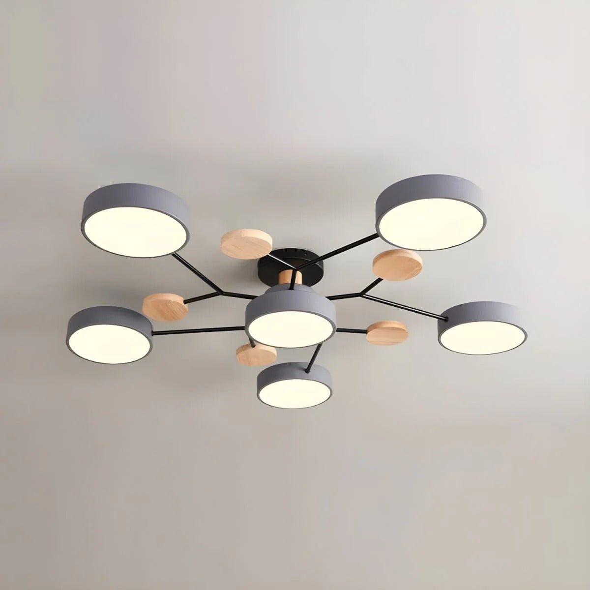 Modern Halo LED Semi-Flush Ceiling Light for Stylish Spaces - view 9