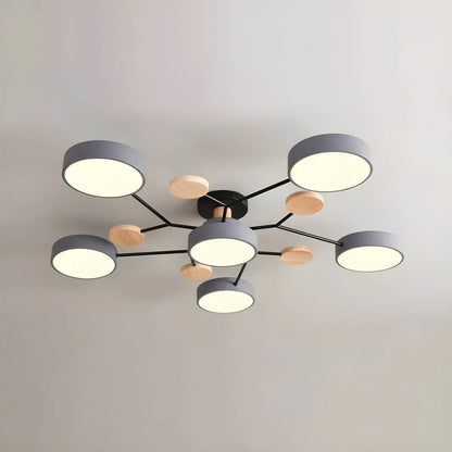 Modern Halo LED Semi-Flush Ceiling Light for Stylish Spaces - view 9