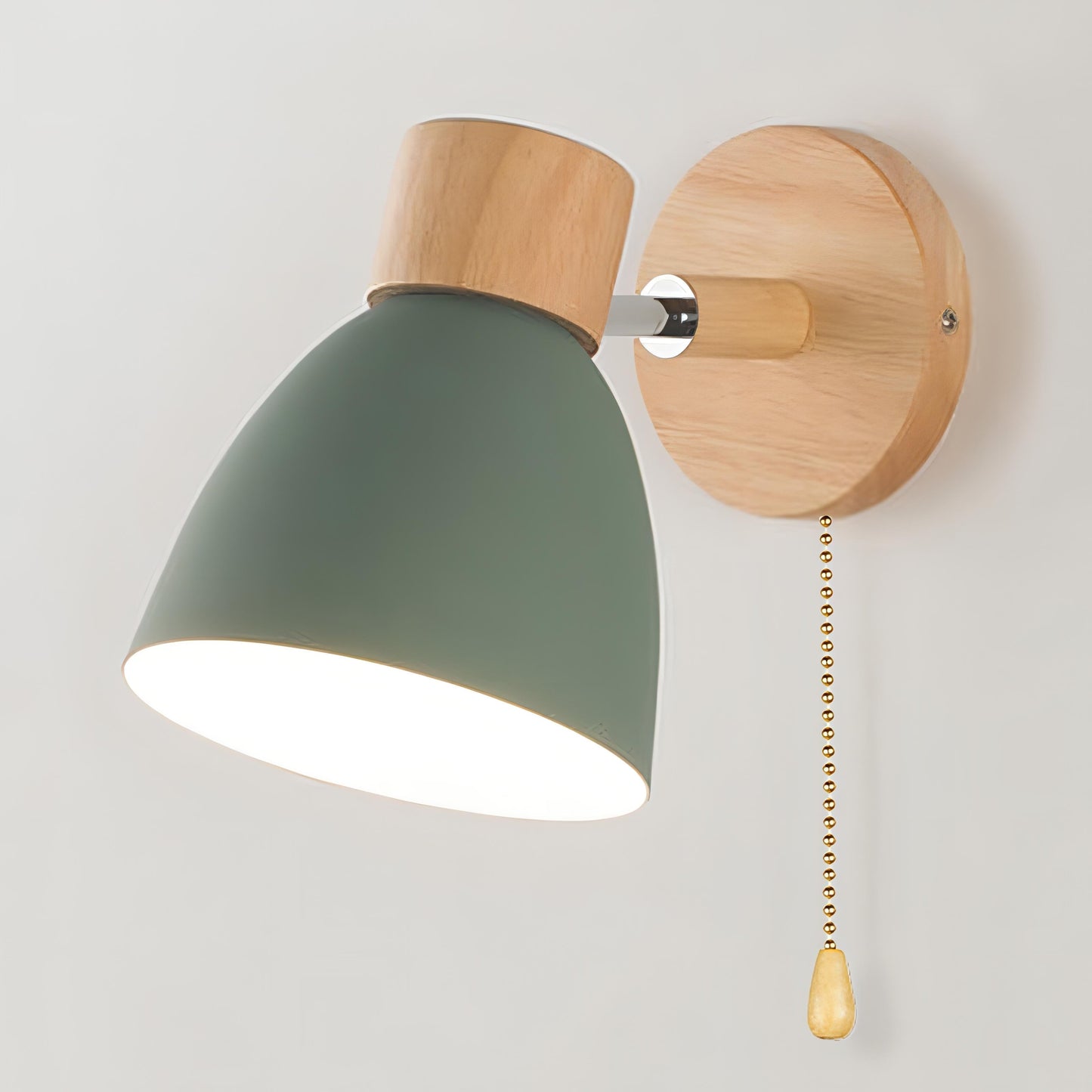 Modern Scandinavian Wall Lights with Pull Switch - view 1