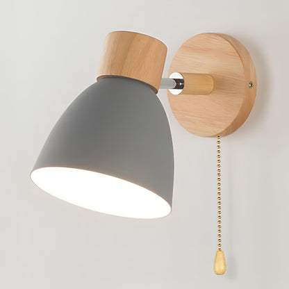 Modern Scandinavian Wall Lights with Pull Switch - view 2