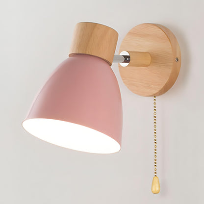 Modern Scandinavian Wall Lights with Pull Switch - view 4
