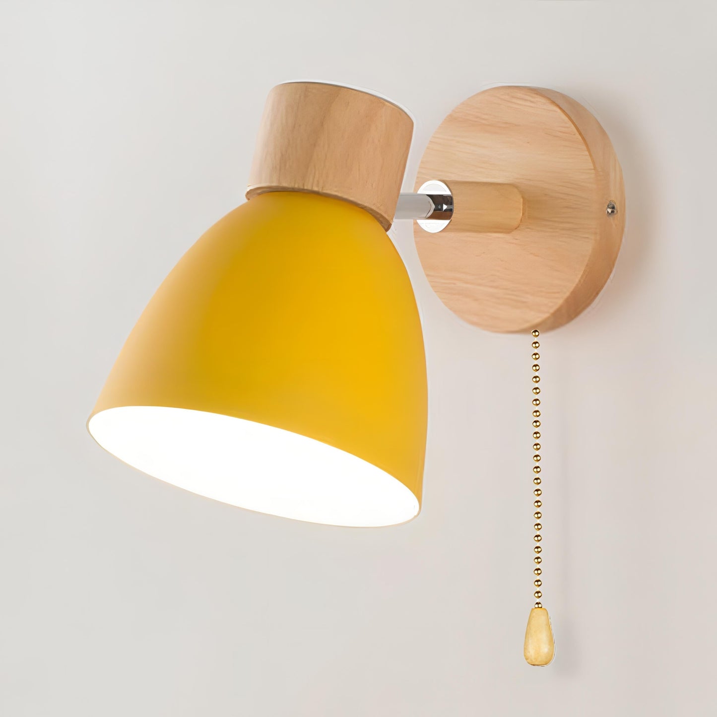 Modern Scandinavian Wall Lights with Pull Switch - view 5