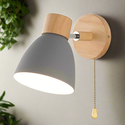 Modern Scandinavian Wall Lights with Pull Switch - view 6