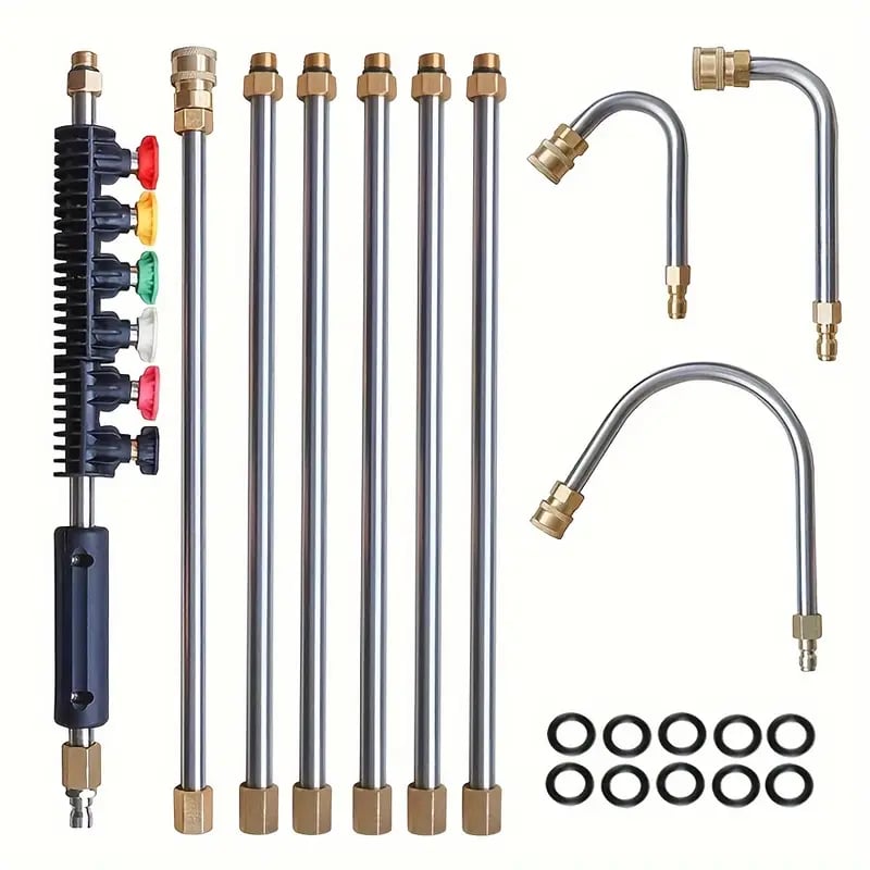 Telescoping High Pressure Washer Wand Set - 4000 PSI, Gutter & Roof Cleaning - view 1