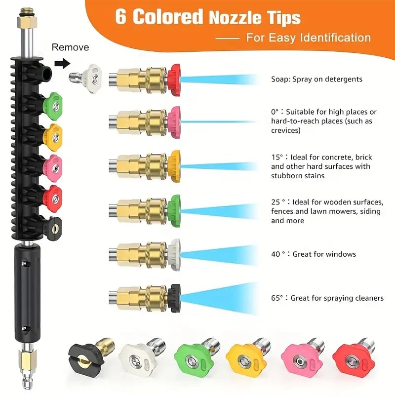 Telescoping High Pressure Washer Wand Set - 4000 PSI, Gutter & Roof Cleaning - view 11