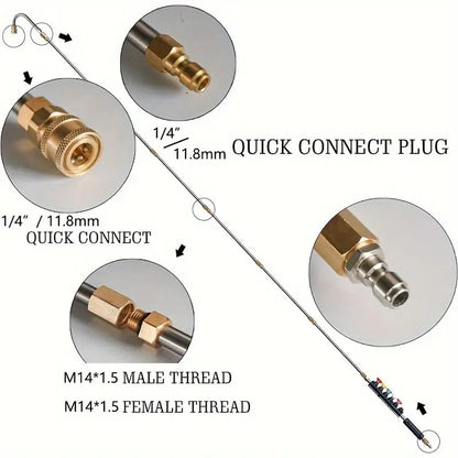 Telescoping High Pressure Washer Wand Set - 4000 PSI, Gutter & Roof Cleaning - view 4