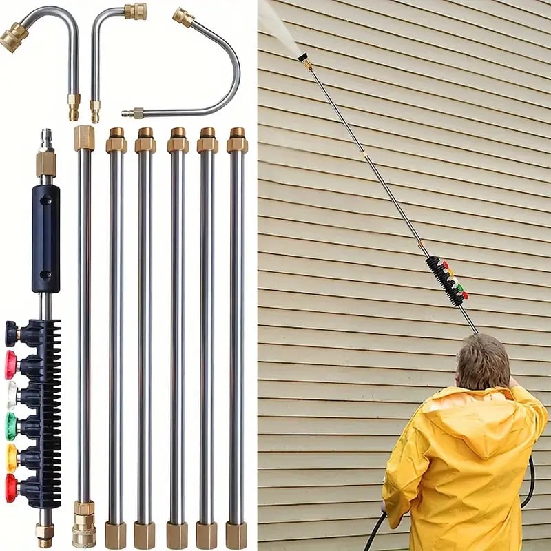 Telescoping High Pressure Washer Wand Set - 4000 PSI, Gutter & Roof Cleaning - view 5
