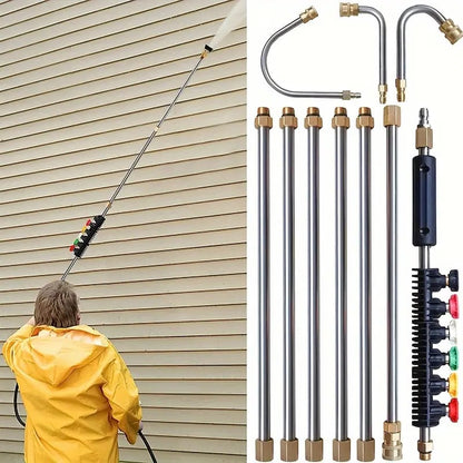 Telescoping High Pressure Washer Wand Set - 4000 PSI, Gutter & Roof Cleaning - view 5